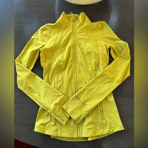 Lululemon Mustard Yellow Define Jacket